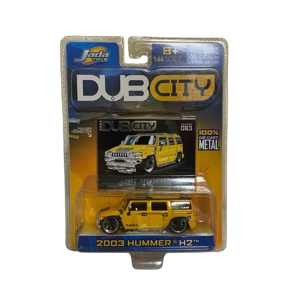 Jada Dub City 2003 Hummer H2 Yellow 1:64 - Picture 8 of 8